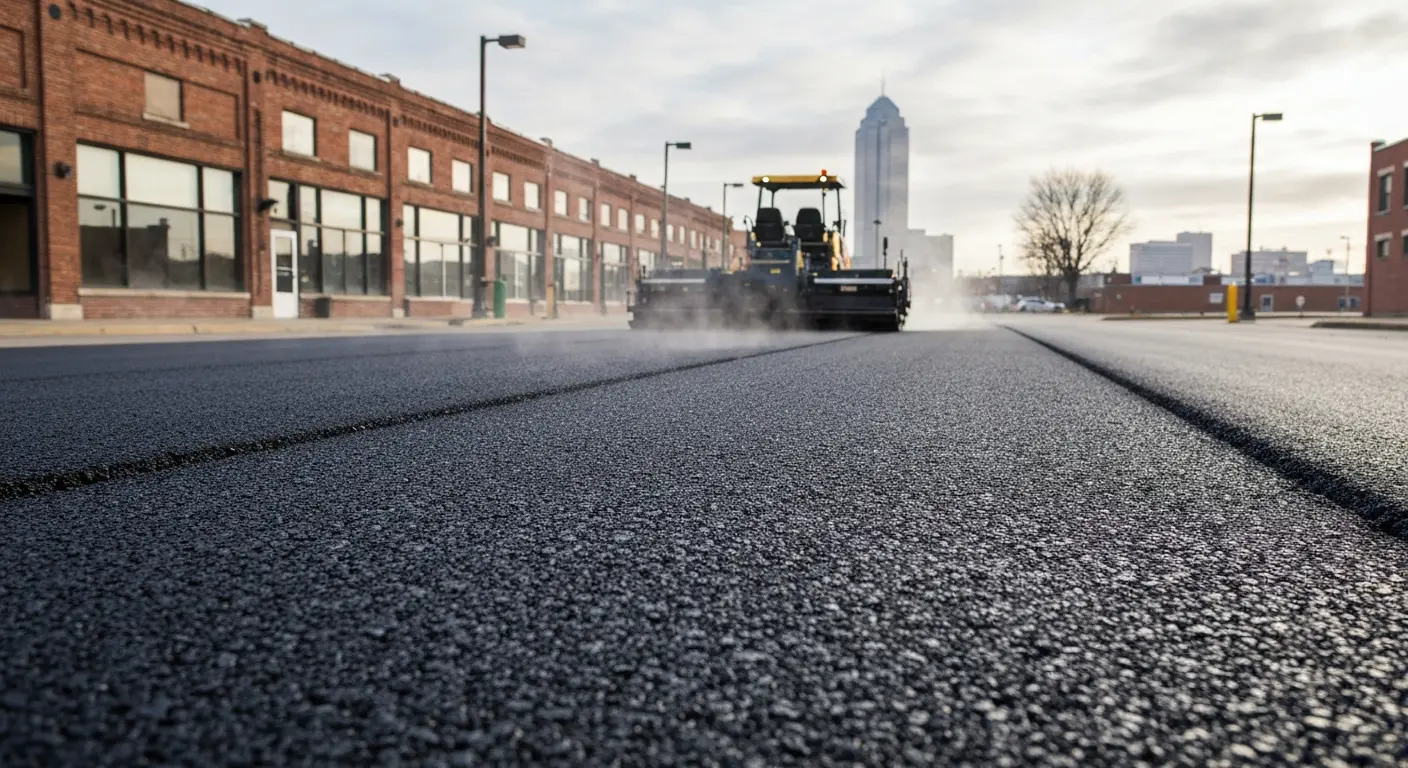Asphalt paving project