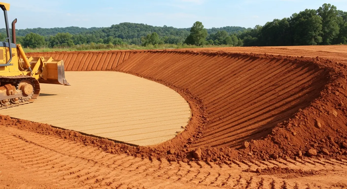 Site grading and preparation