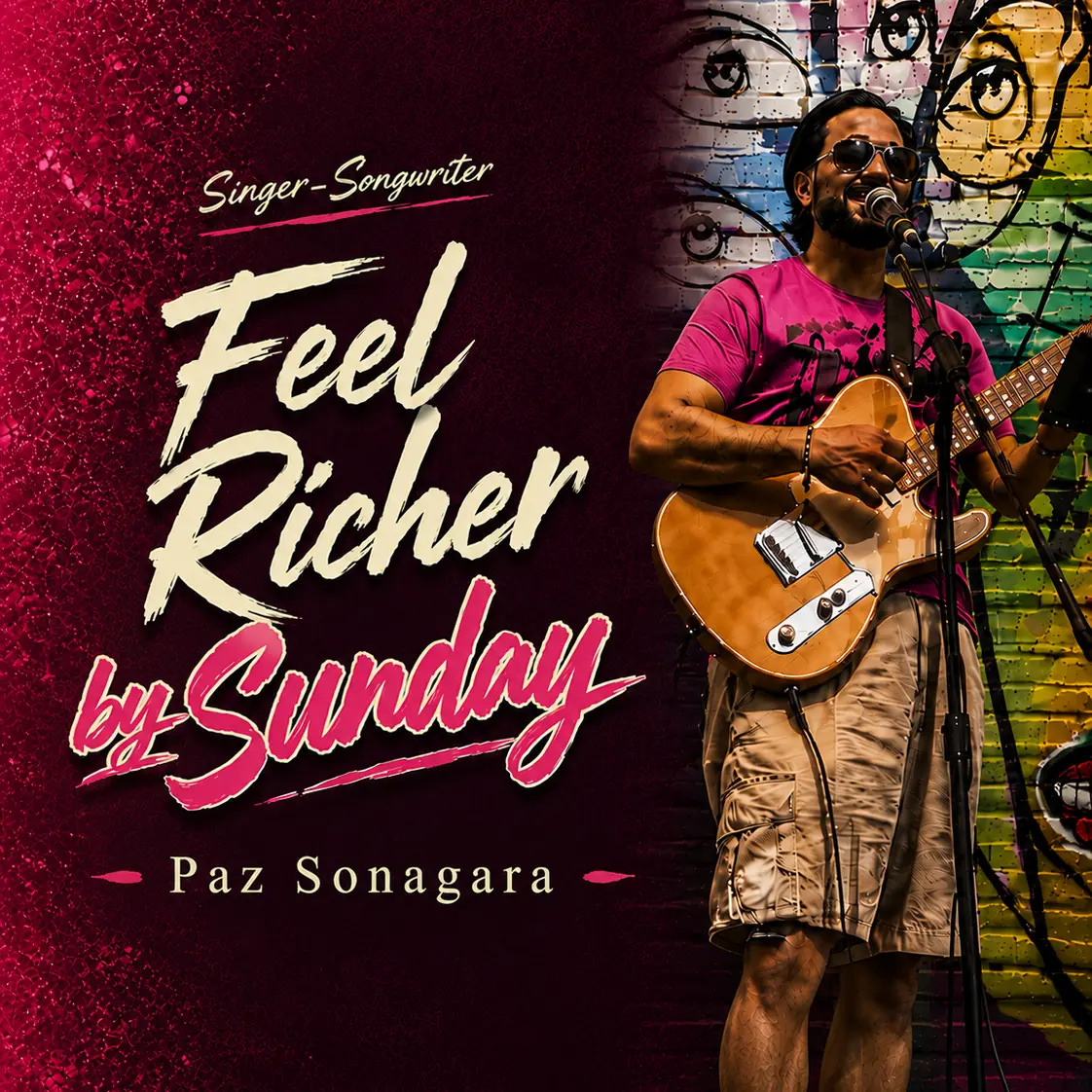 Feel Richer by Sunday, a song-led guided meditation course by singer-songwriter Paz Sonagara