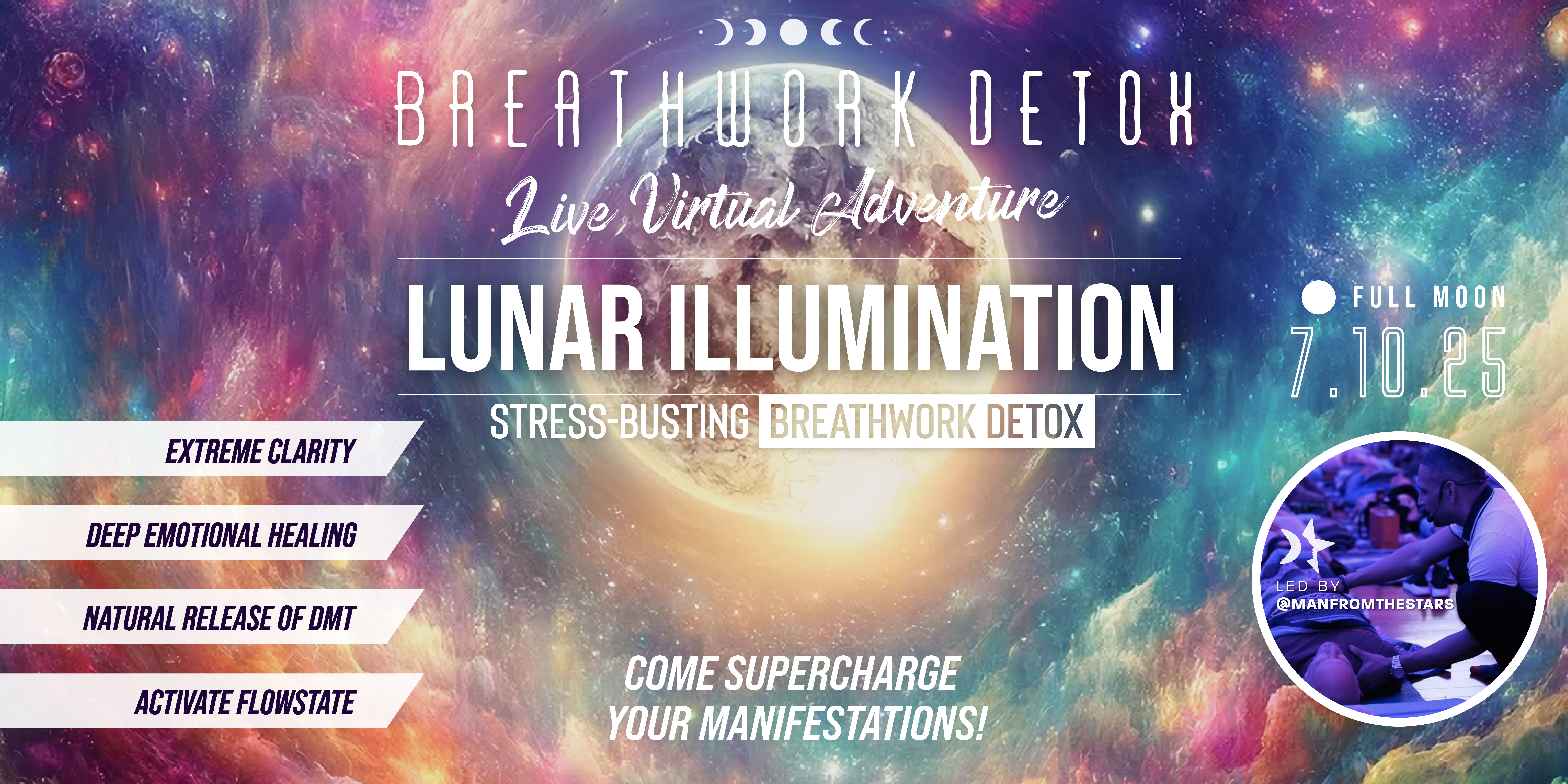 Breathwork Detox Live Event | July 10, 2025 - Virtual