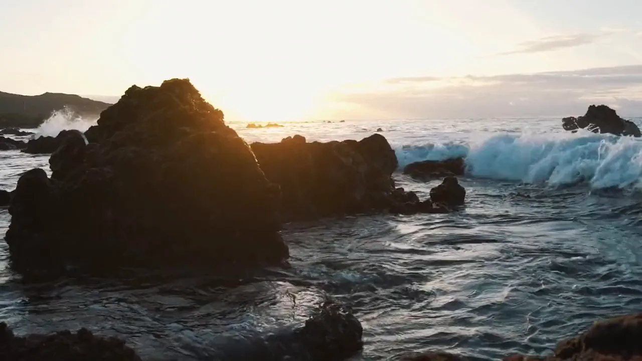 Ocean waves background