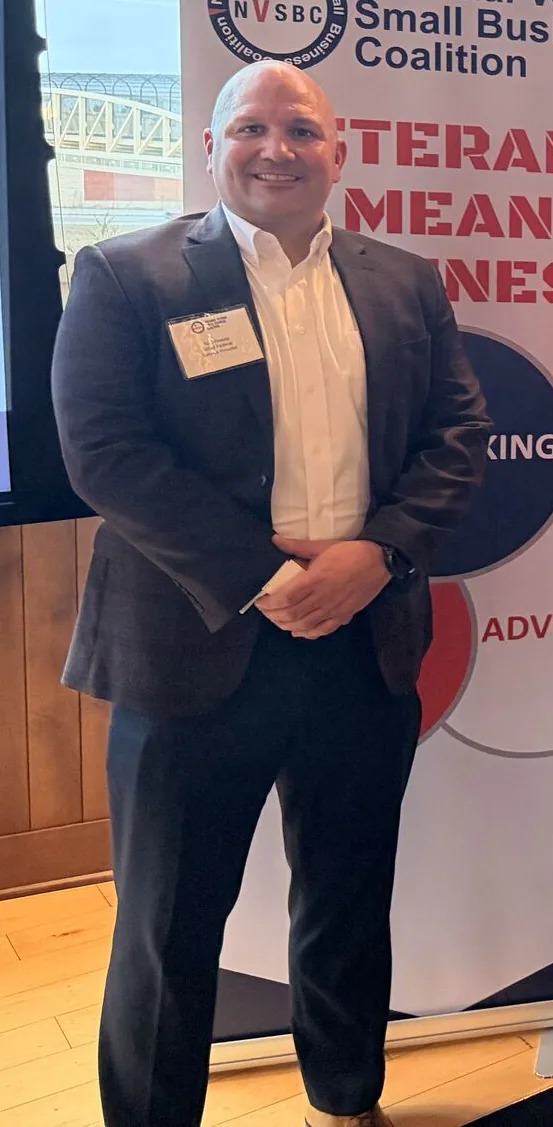Tom Prokop at a National Veteran Small Business Coalition event
