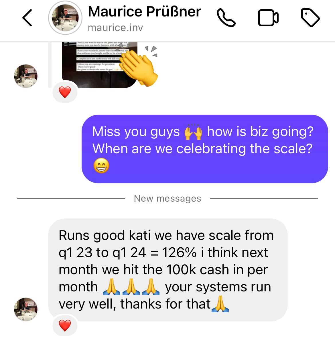 Client win