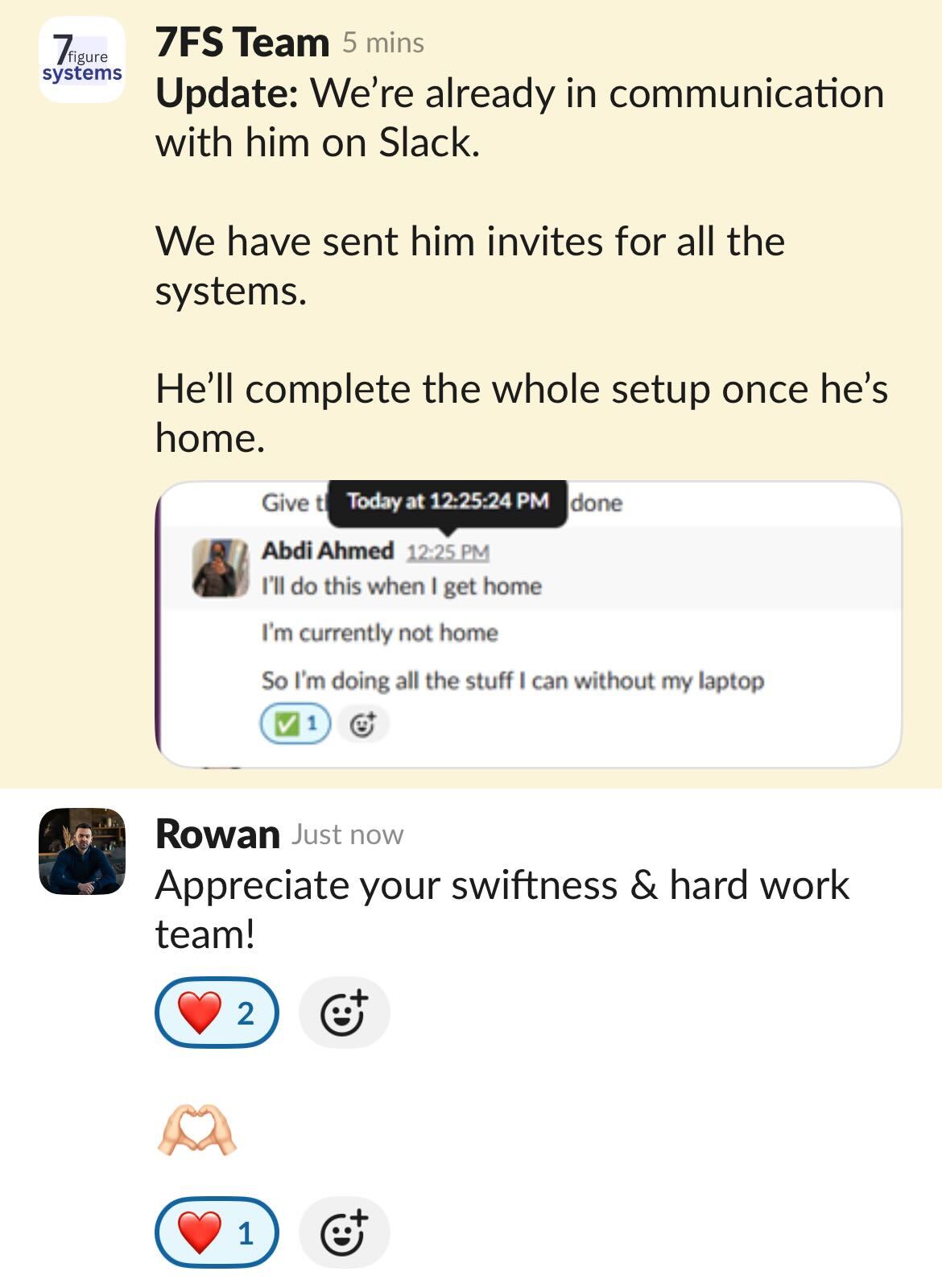 Client win
