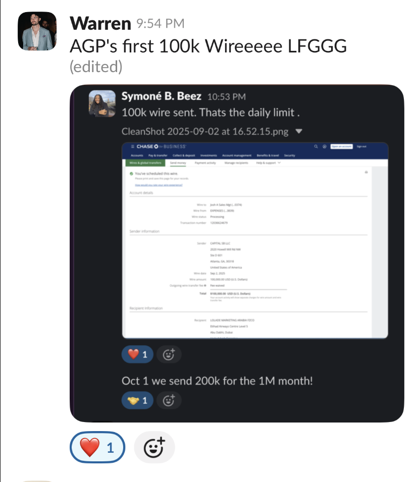 Client win