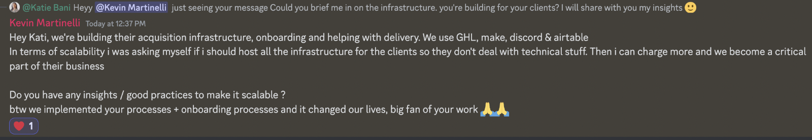 Client win