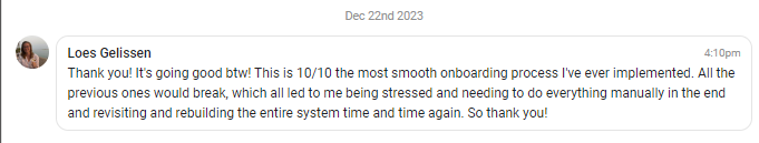 Client win