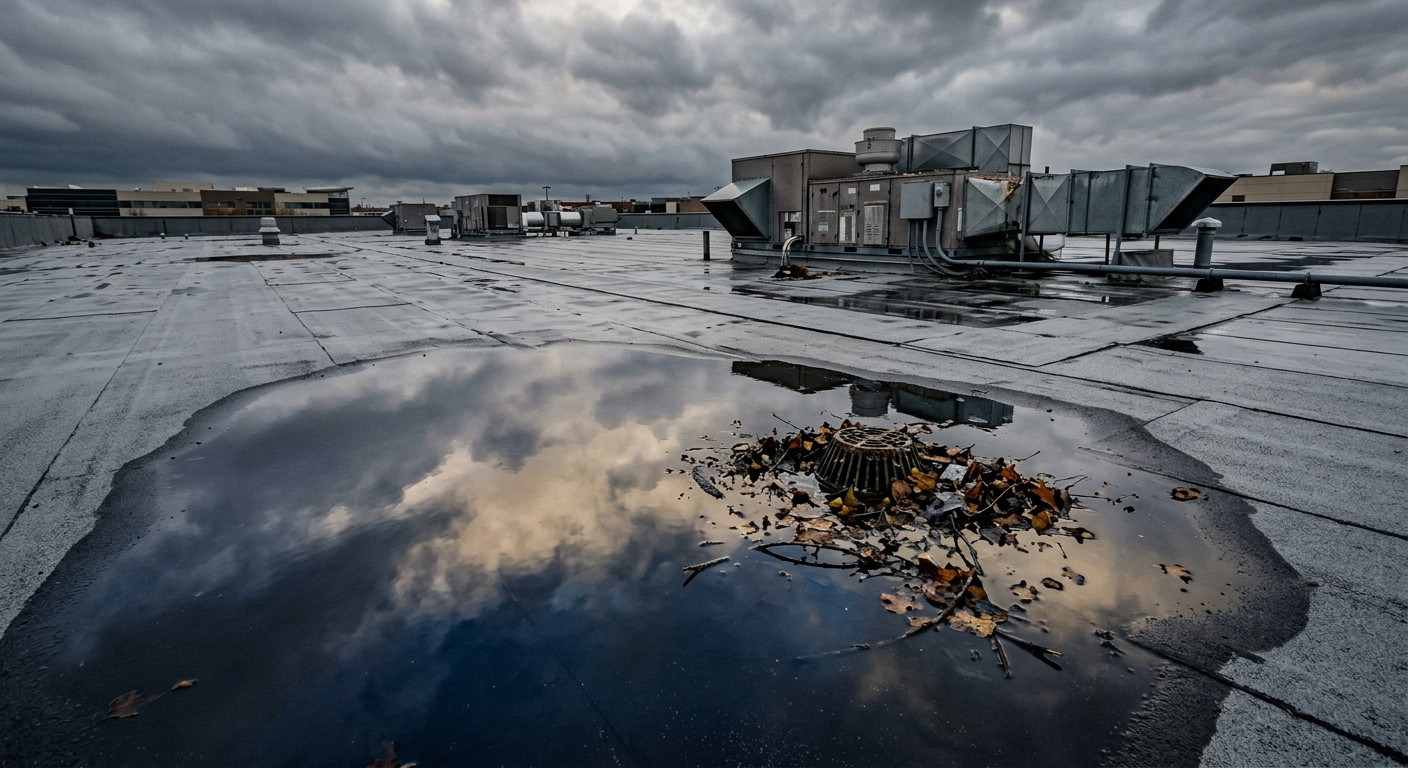 Common Roof Issues: Ponding Water | BEM