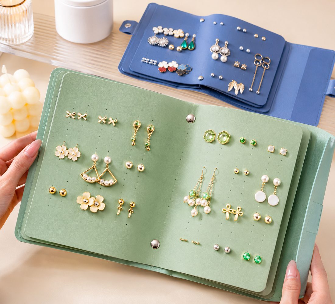 Green organizer in use