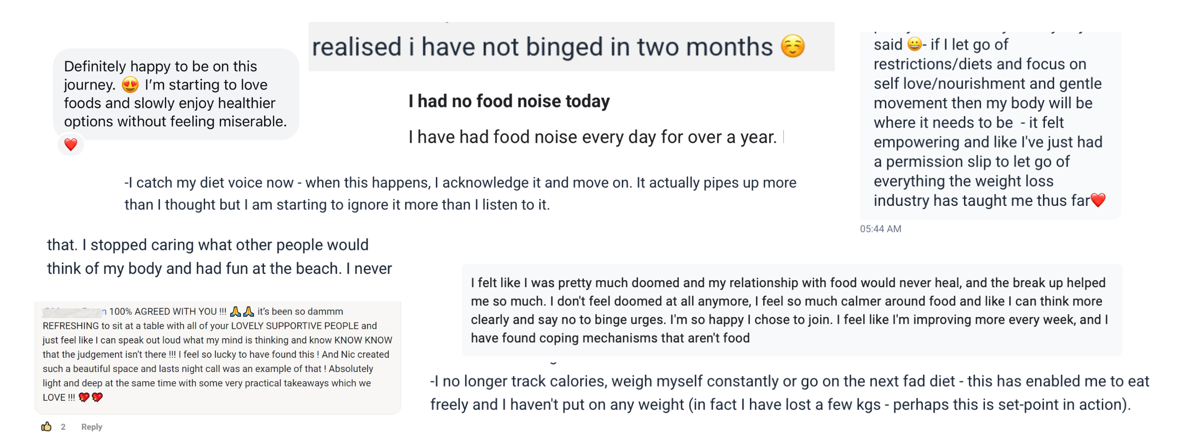 Real results from women who have done this work