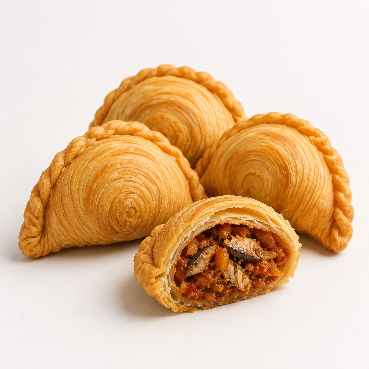 Karipap Pusing Sardin Plated