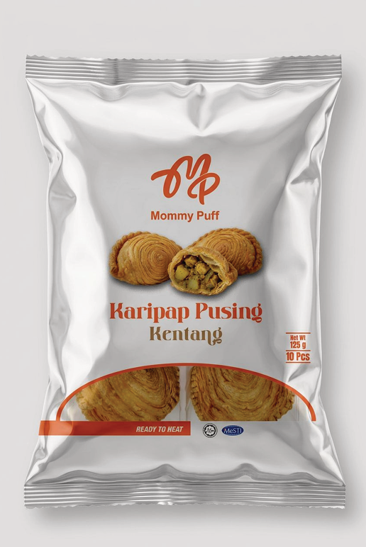 Mommy Puff Karipap Pusing Packaging