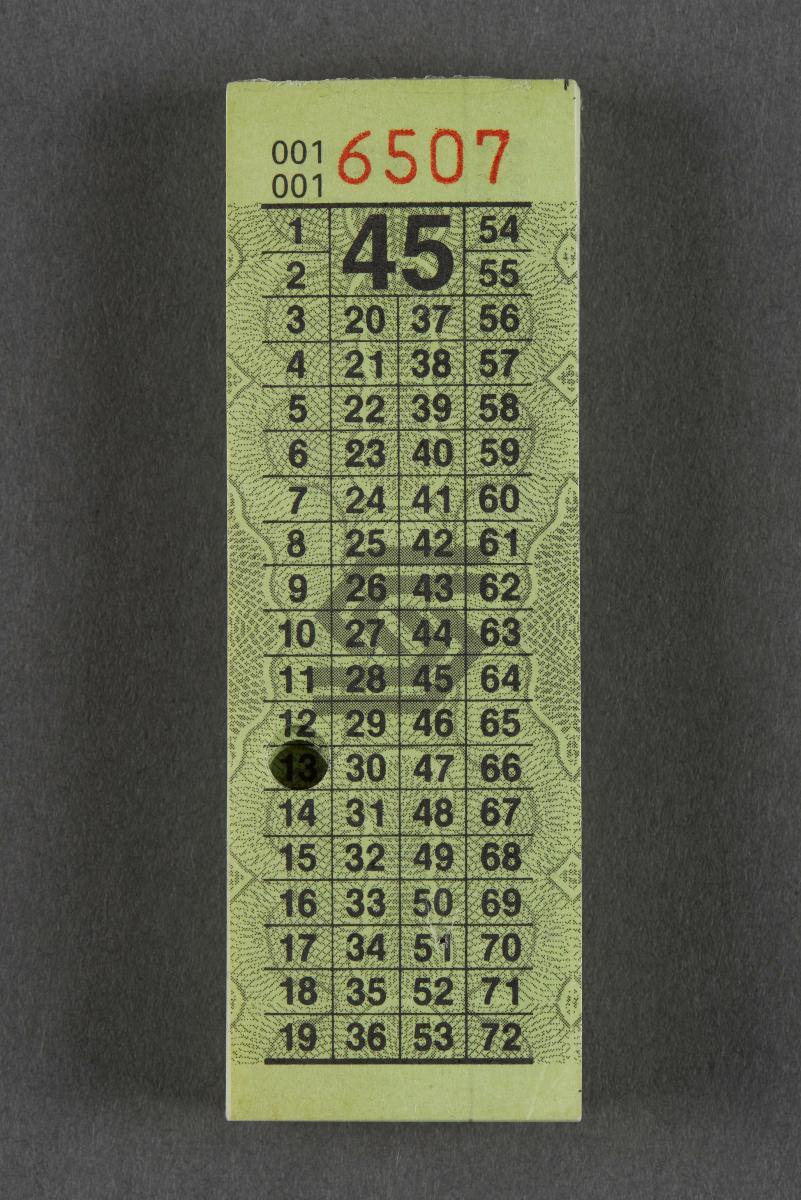 Old SBS ticket