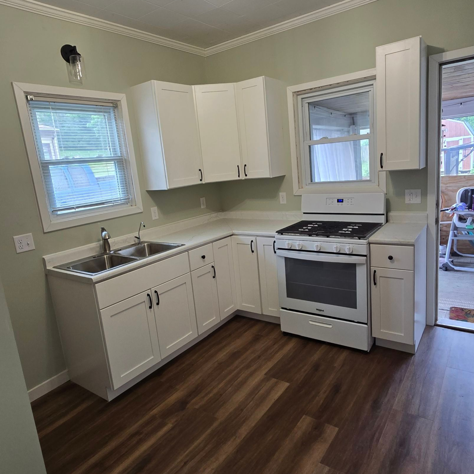 Modern kitchen renovation by Humble Homes Construction in Western Wisconsin