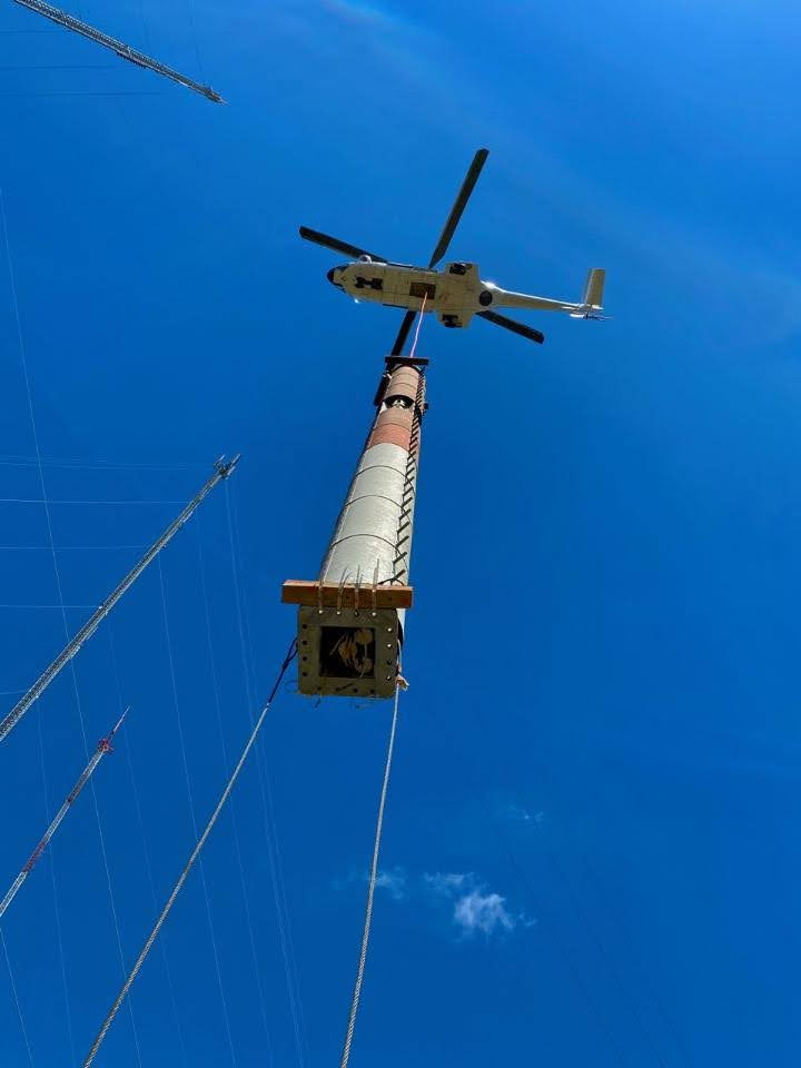 ARC helicopter construction and powerline operations