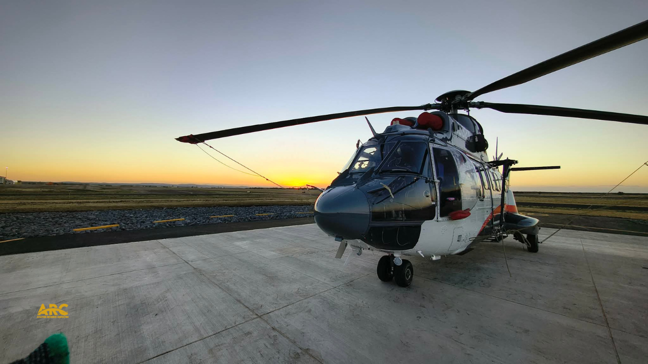 ARC helicopter operations supporting utility and infrastructure work