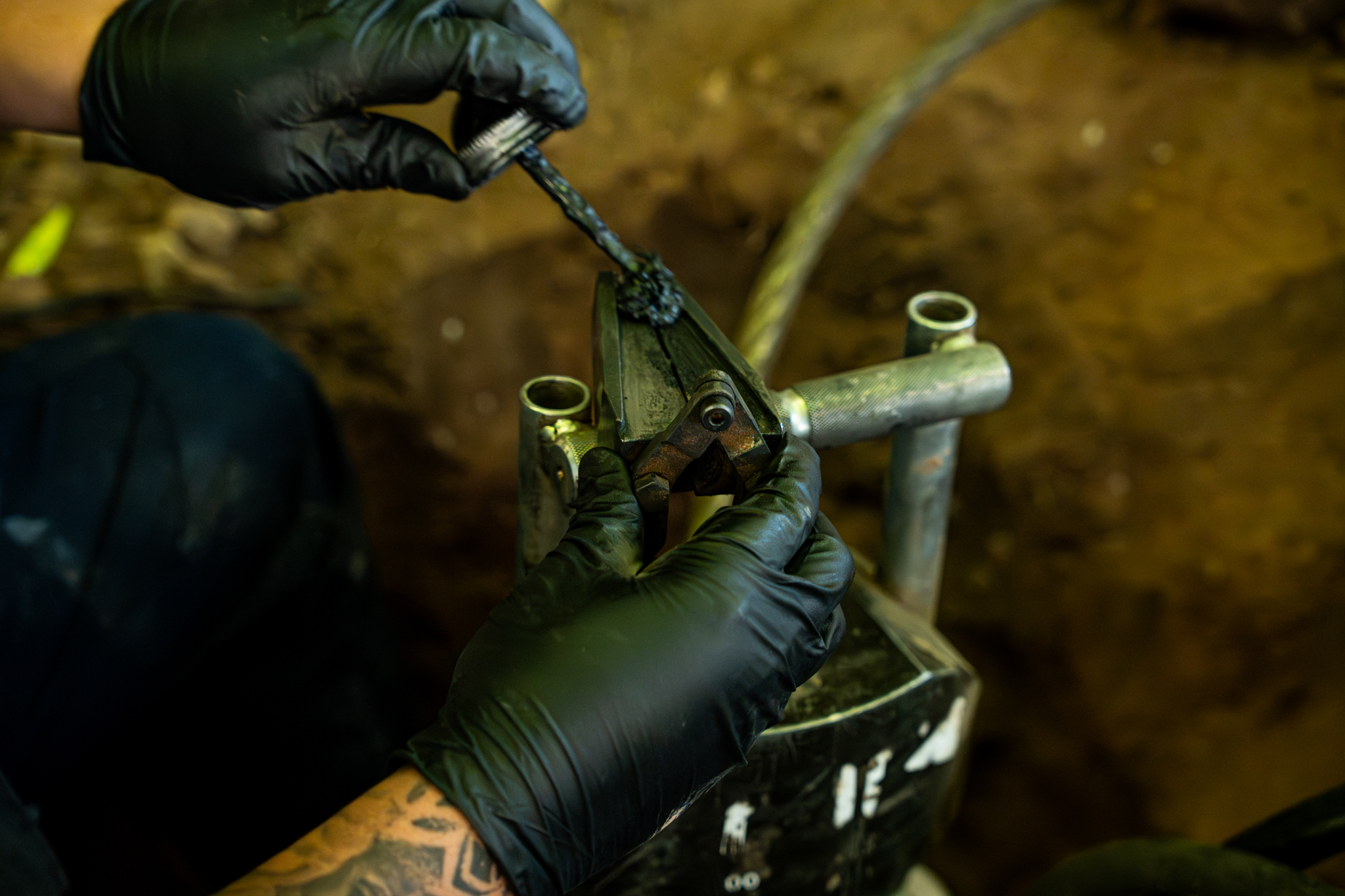 Prepping coupling for pipe replacement