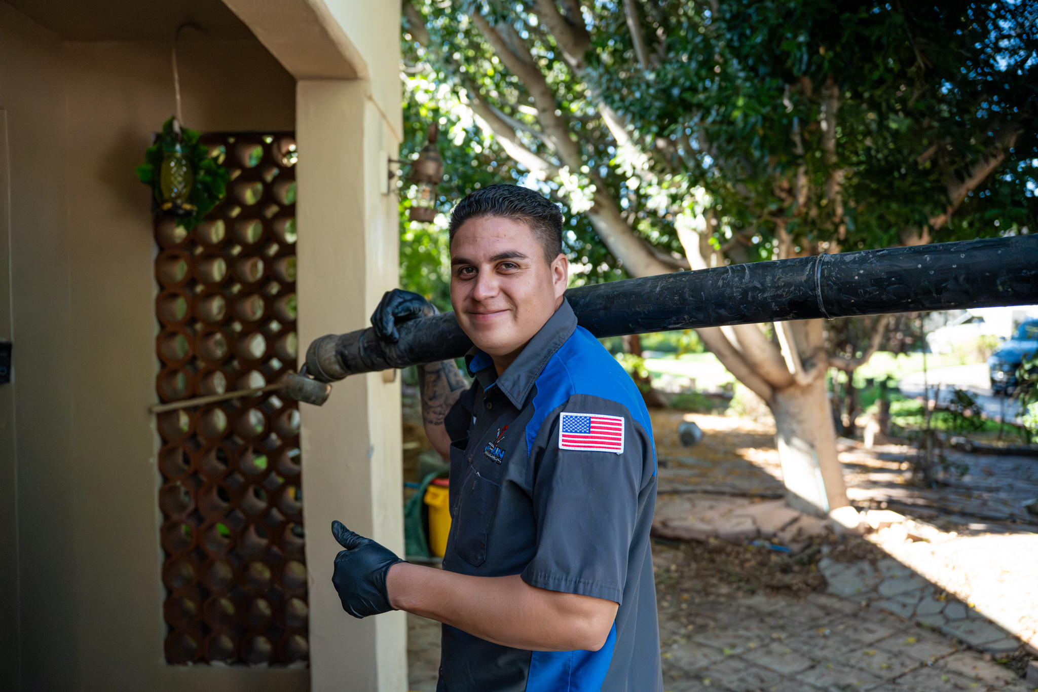 Drain Warriors plumbing team