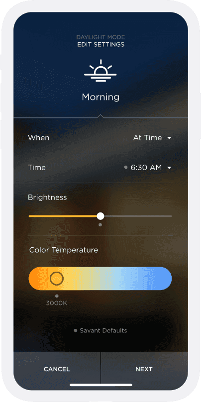 Control Shades and lighting with moile app