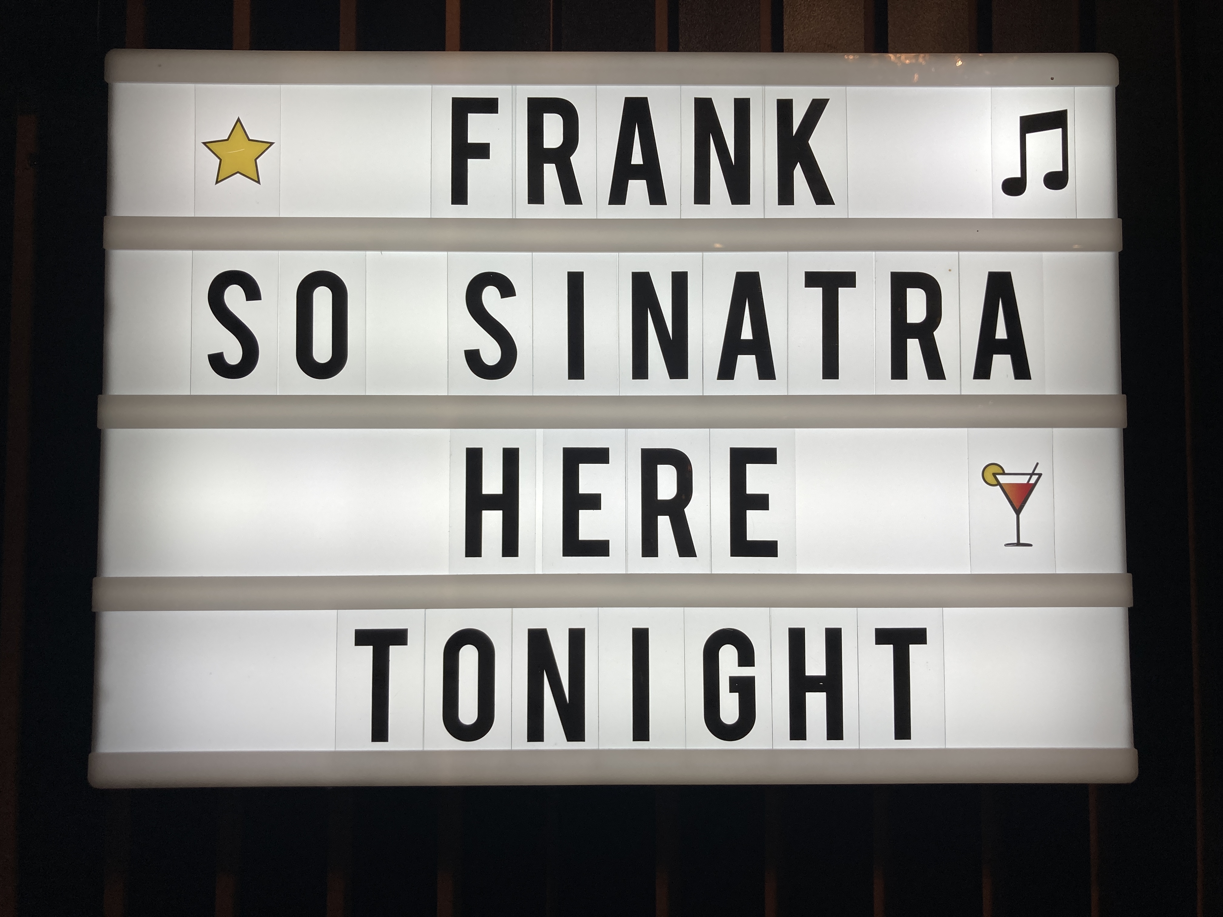 So Sinatra Supper Clubs