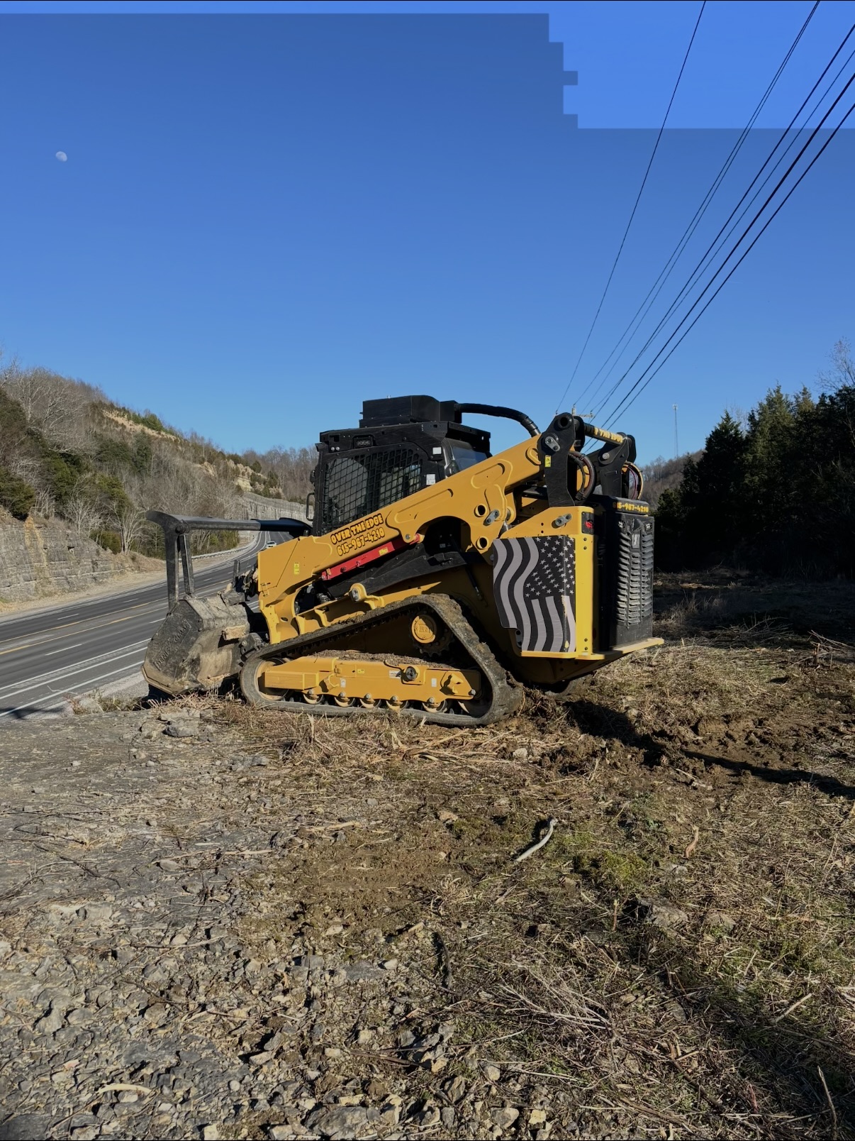 Forestry mulcher protecting topsoil in Middle Tennessee