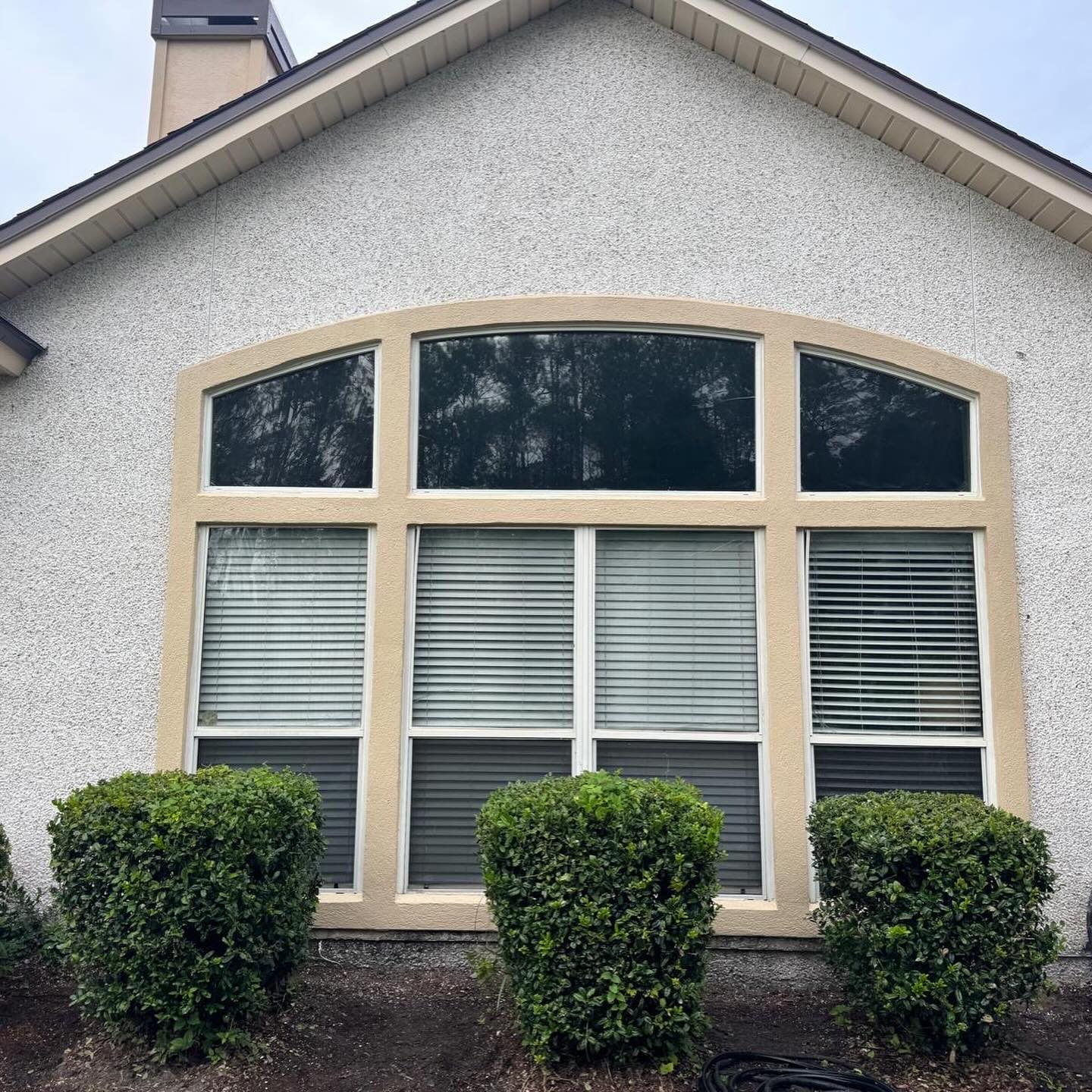 Mansion after full exterior restoration St Johns FL