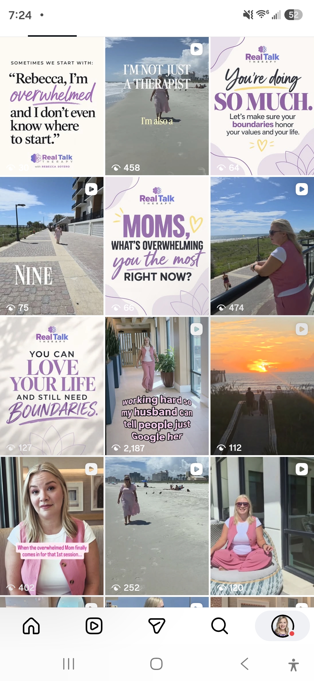 Rebecca Sotero social media content