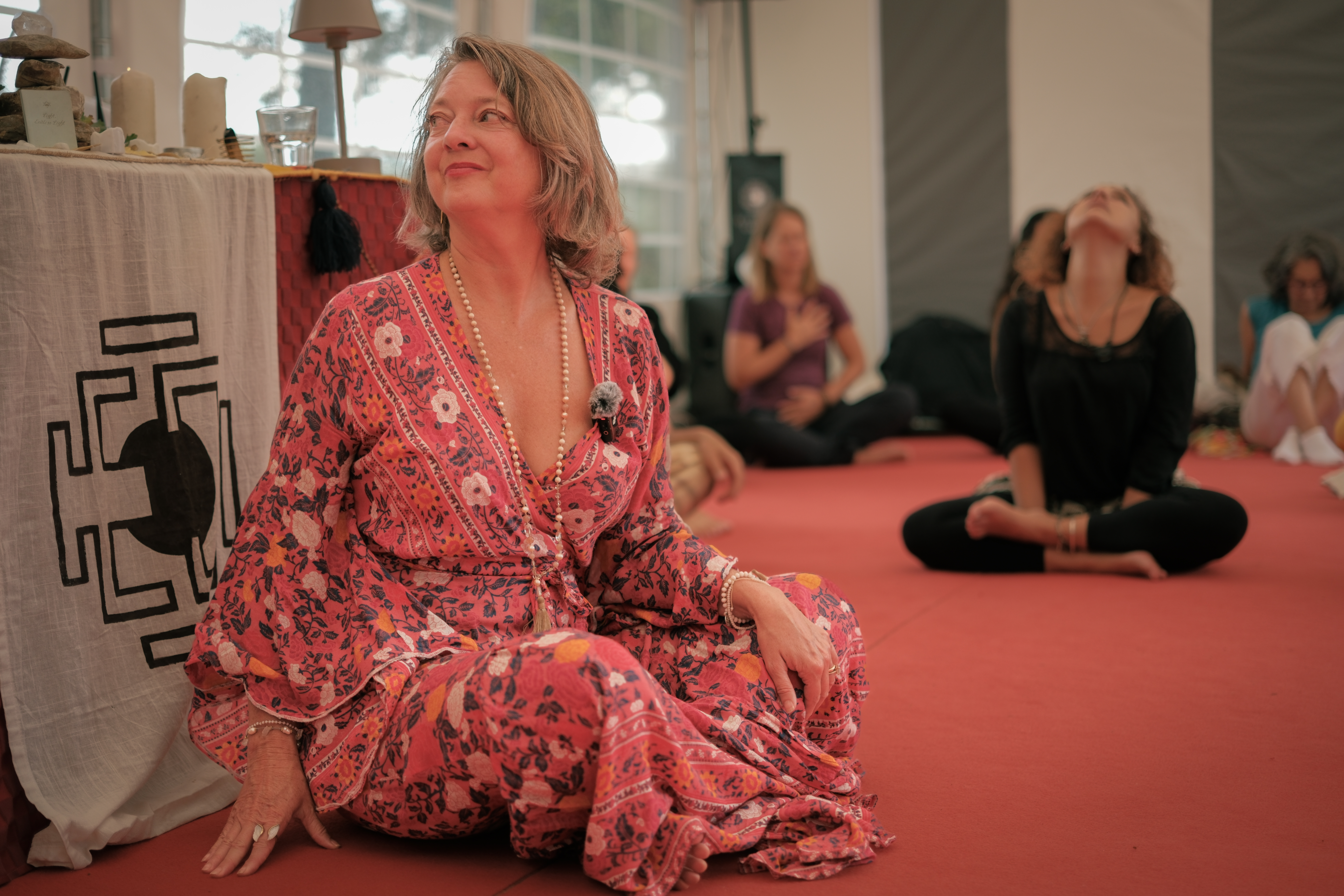 Anthony Abbagnano and the team teaching breathwork