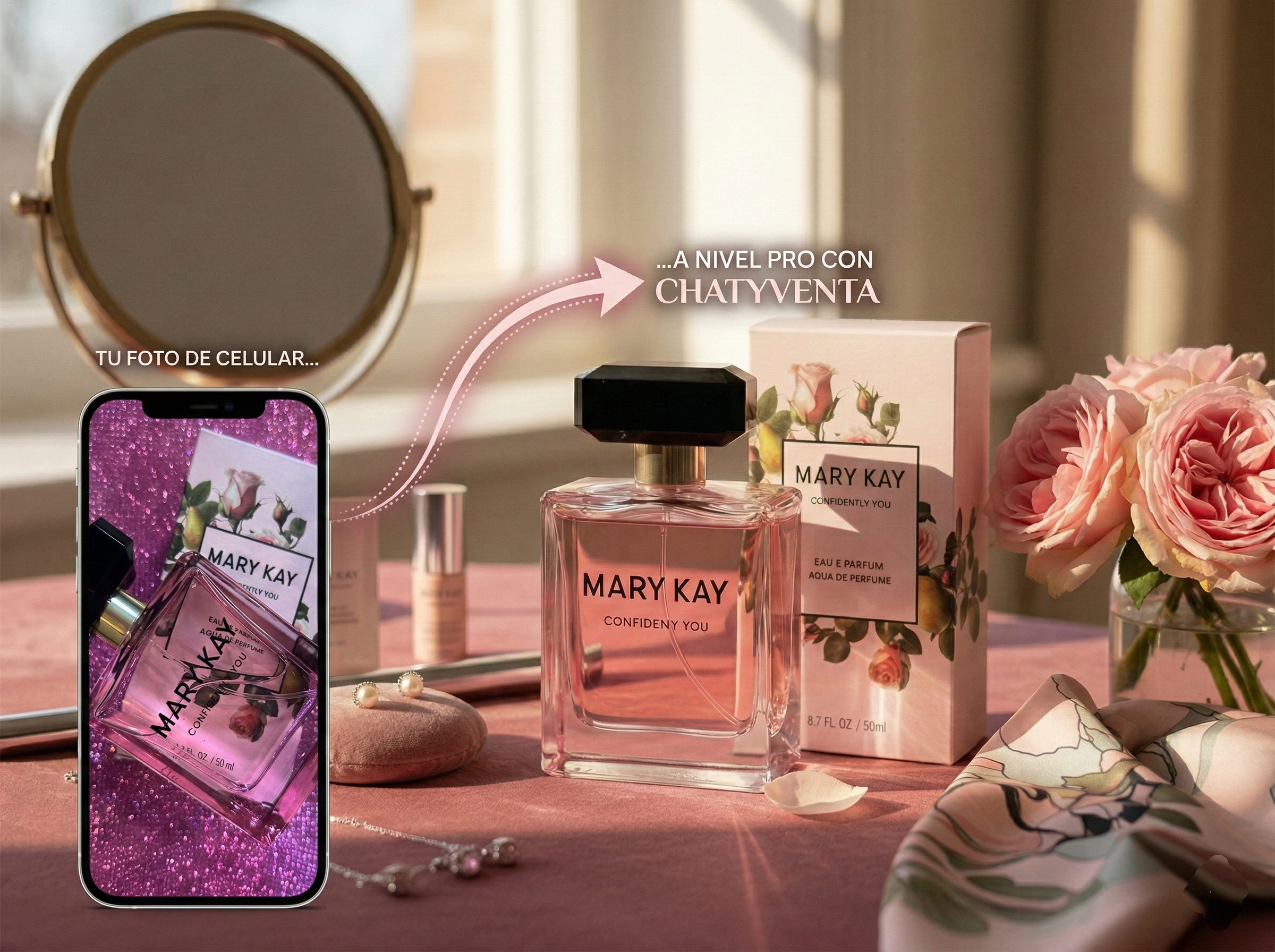 De foto de celular a imagen profesional con ChatyVenta