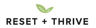 Reset + Thrive Logo