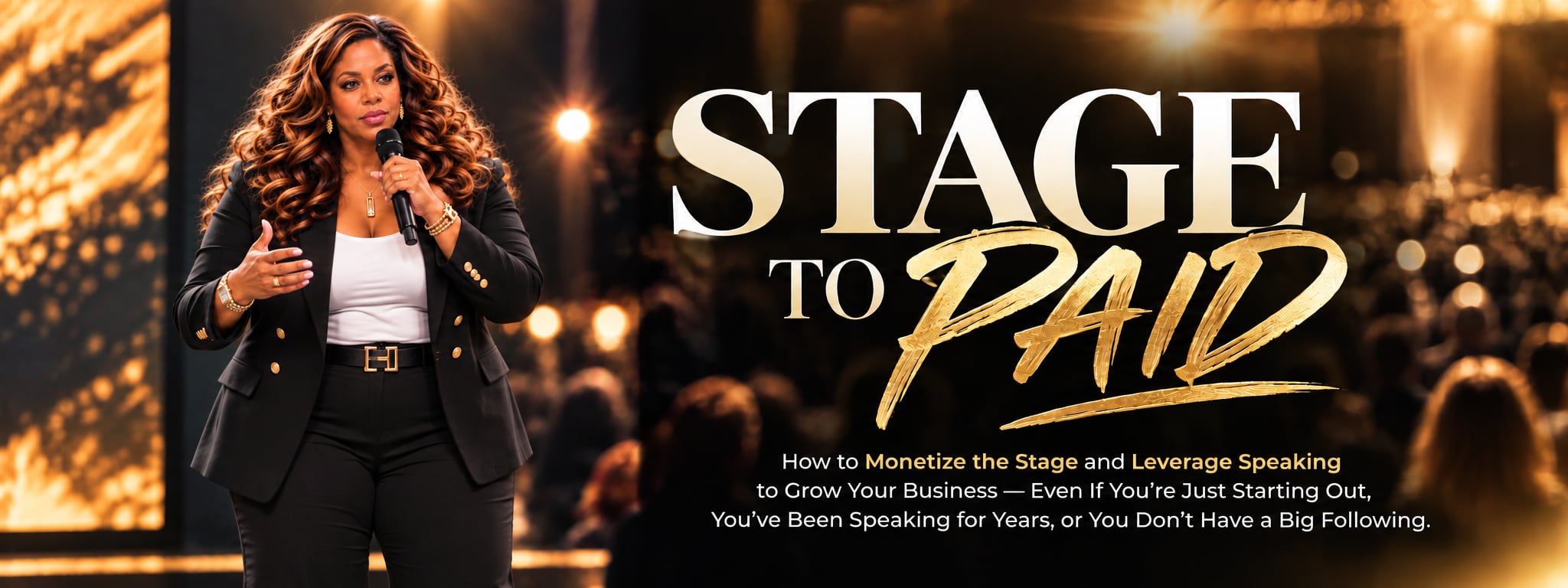 Stage To Paid - Masterclass Banner