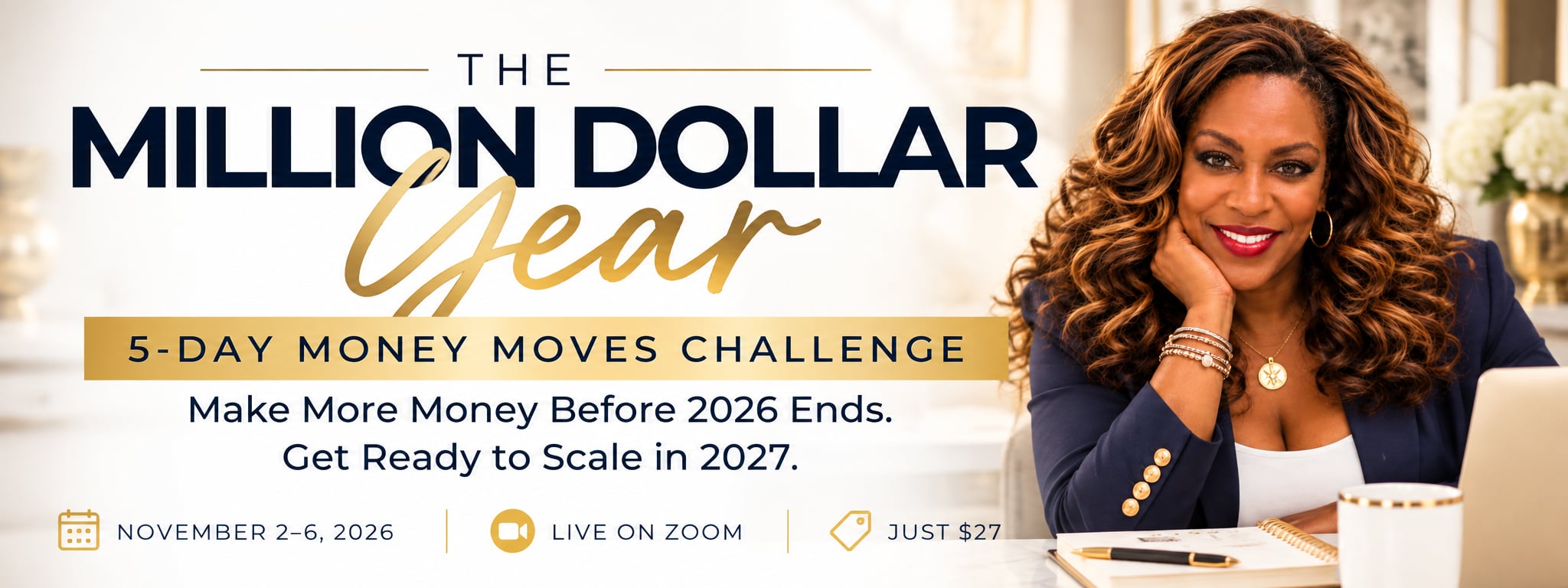 The Million Dollar Year Challenge Banner