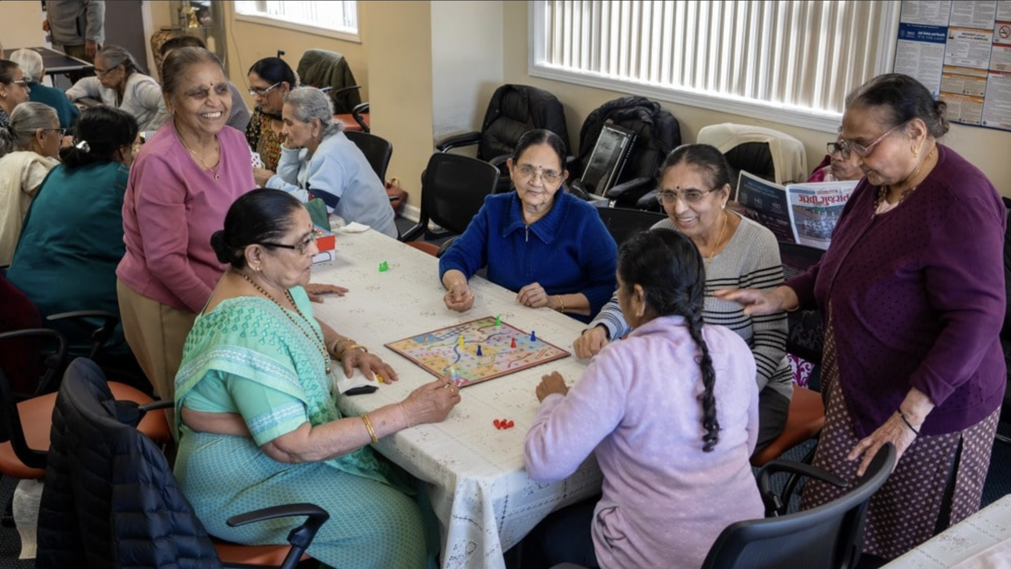Seniors playing games and doing activities at 9015 N Milwaukee Ave. Niles, IL 60714 - UMAS