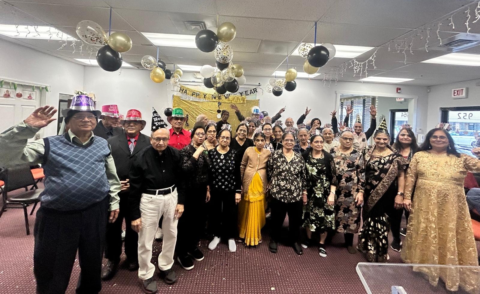 Seniors Celebrating New Years at 954 W Army Trail Road Carol Stream, IL 60188 - UMAS