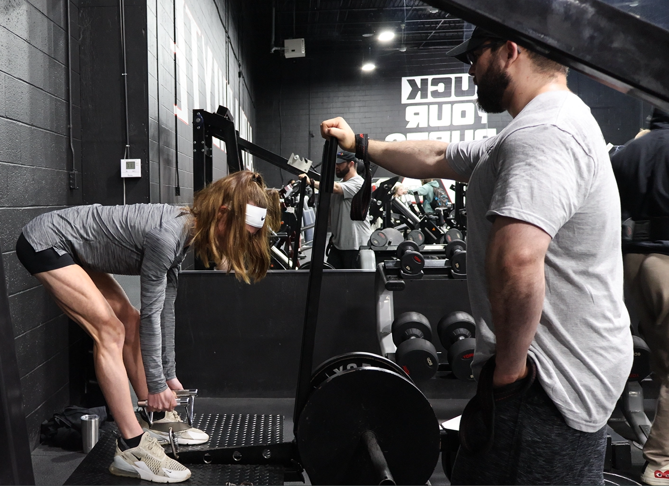 Adapt Strength coaching - person training at gym