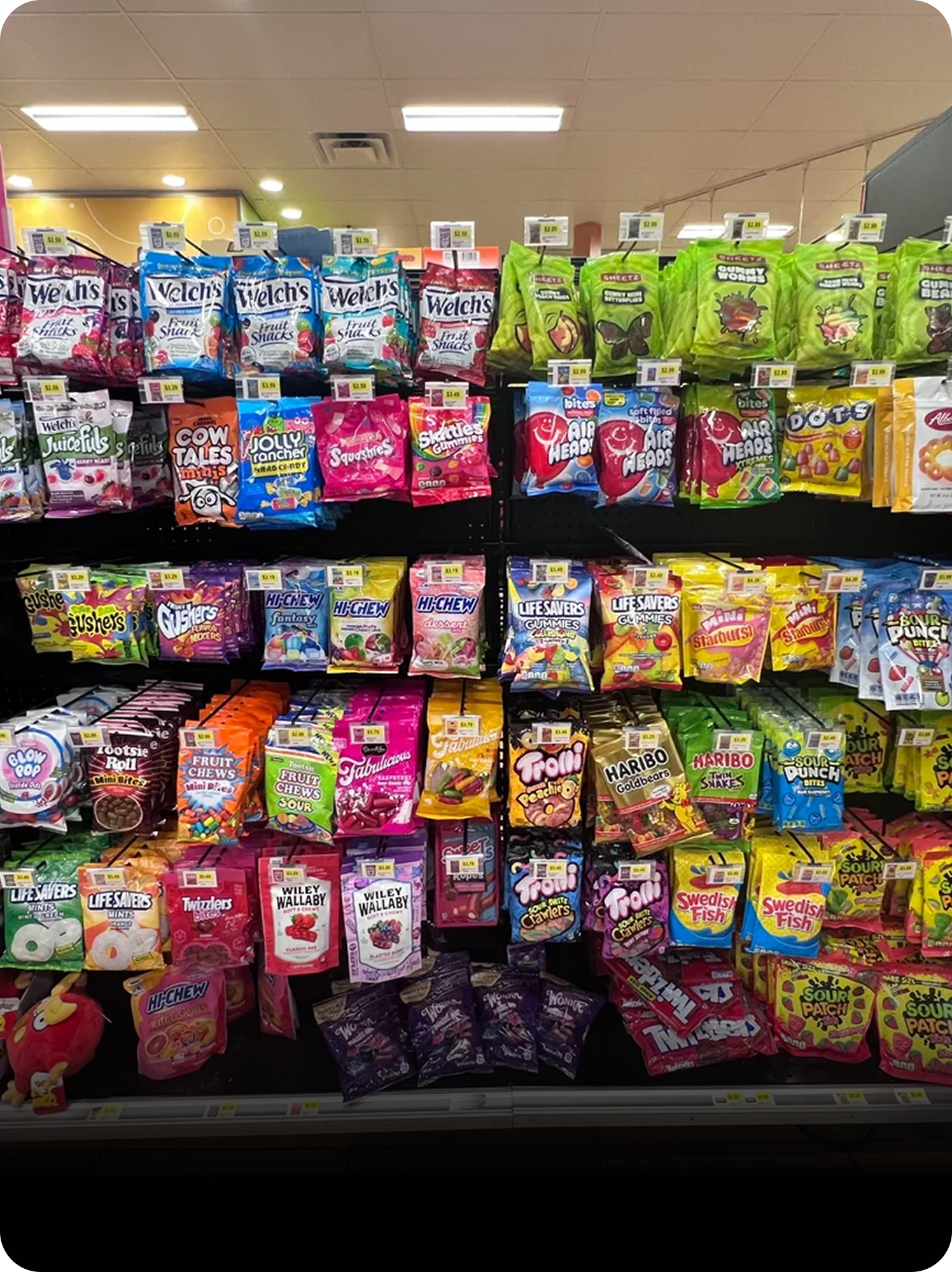 Grab-and-go snacks and treats at SM Gas all-in-one gas station