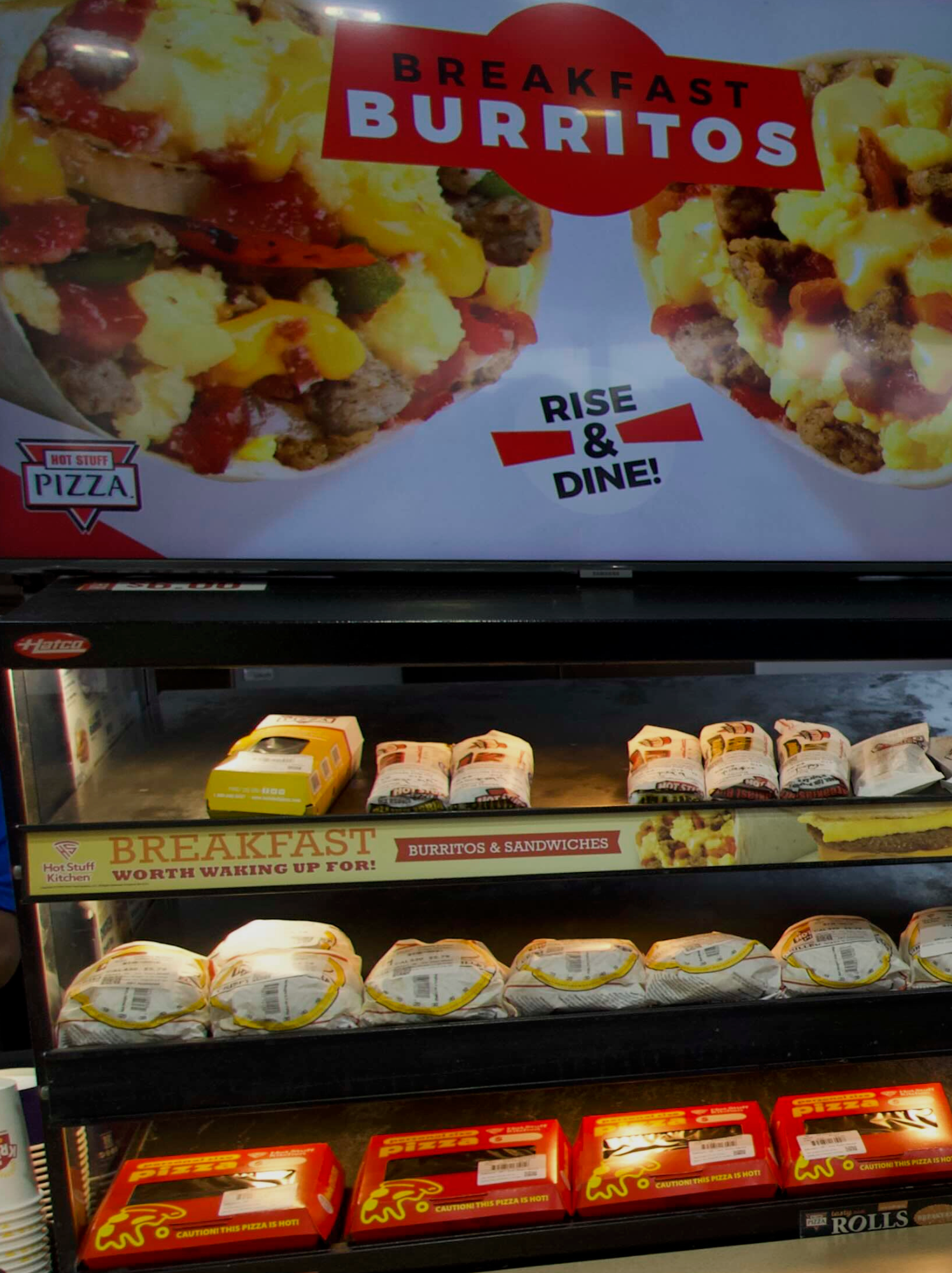 Hot sandwiches and subs at SM Gas deli