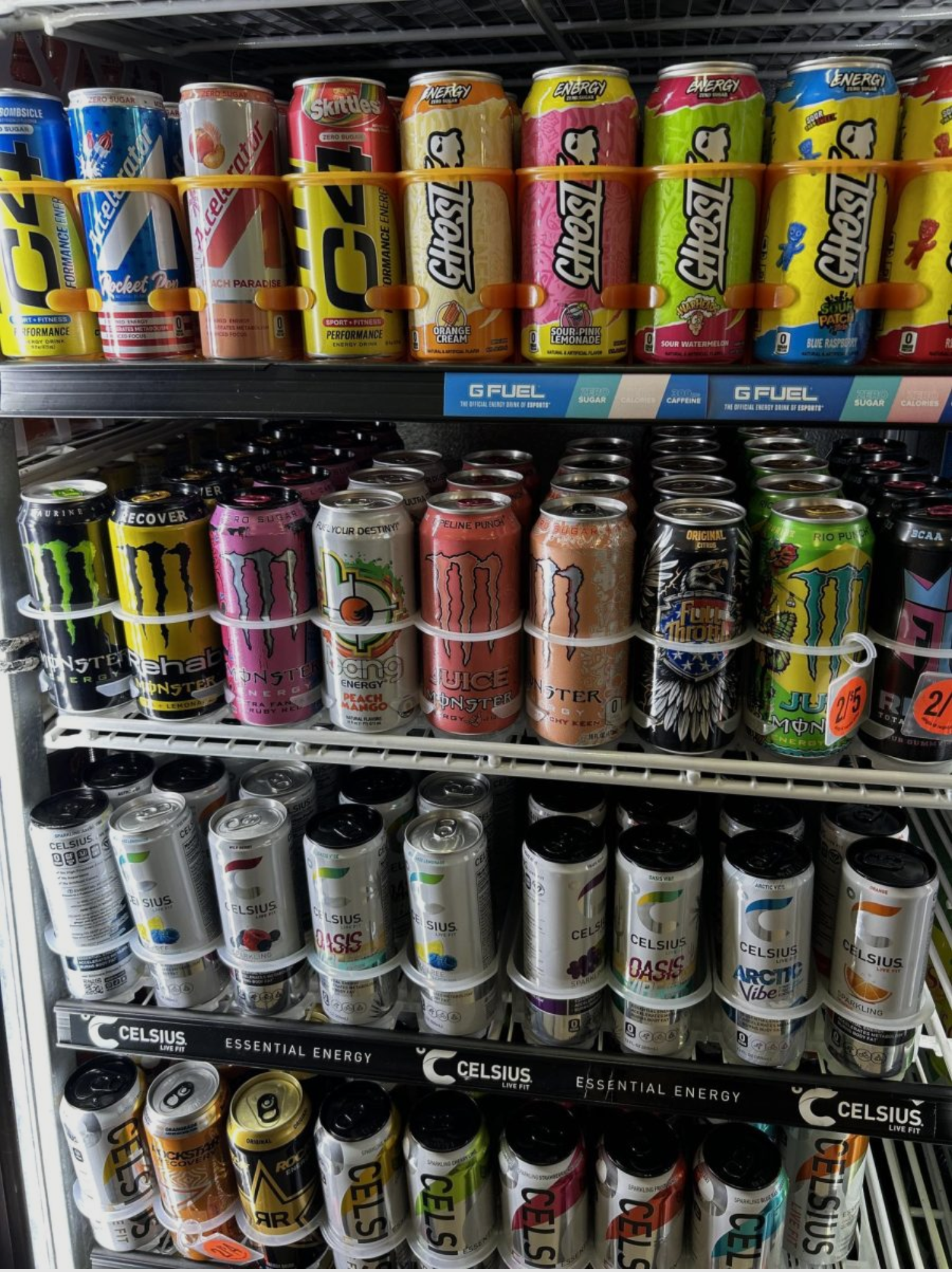 Energy drinks to go at SM Gas all-in-one stop