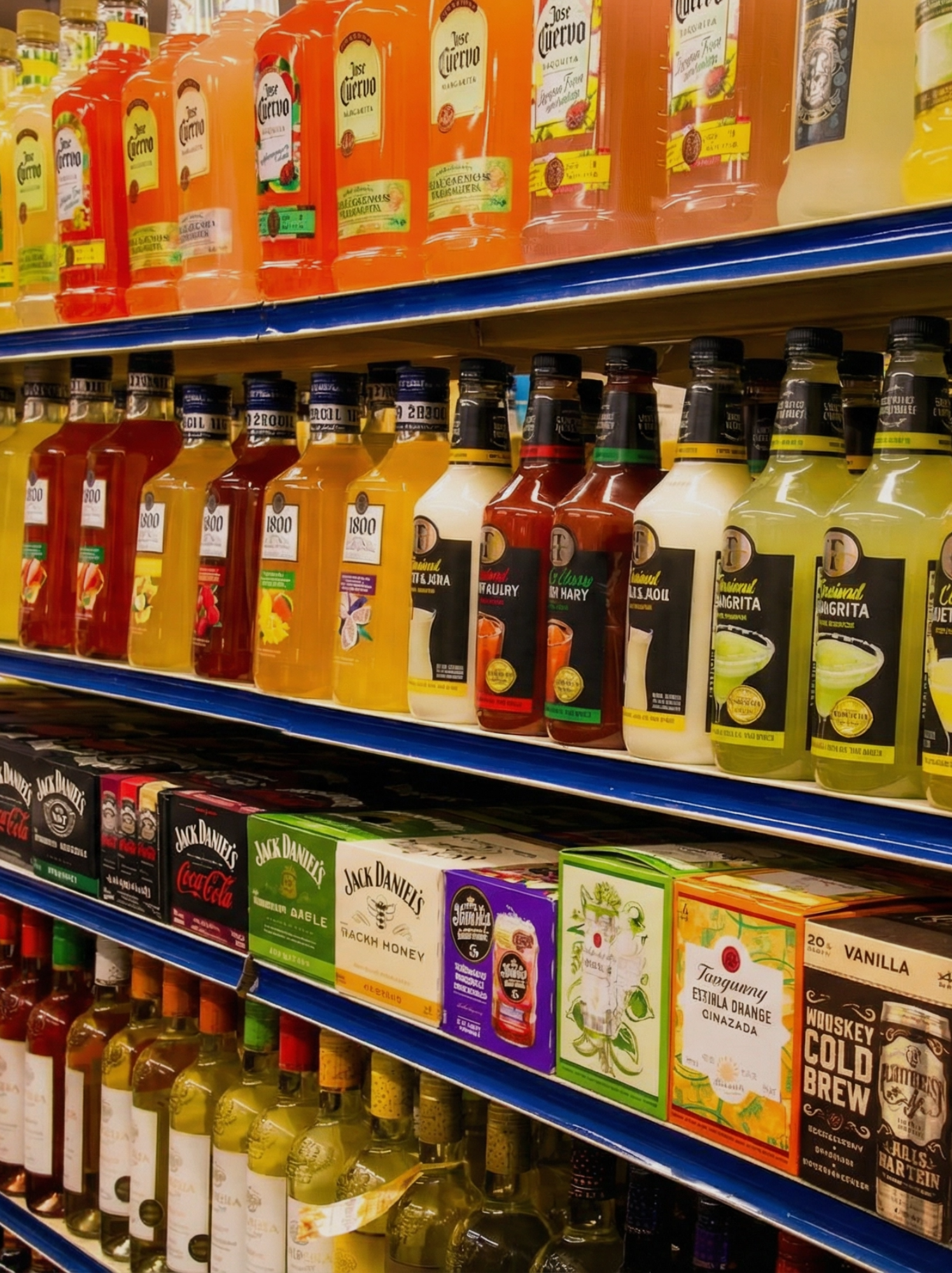 Refreshing hard seltzers and beverages at SM Gas