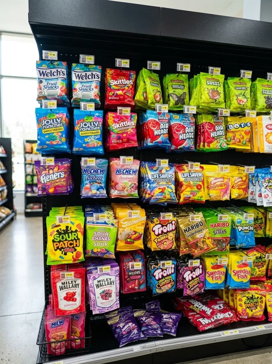 Grab-and-go snacks and treats at SM Gas all-in-one gas station