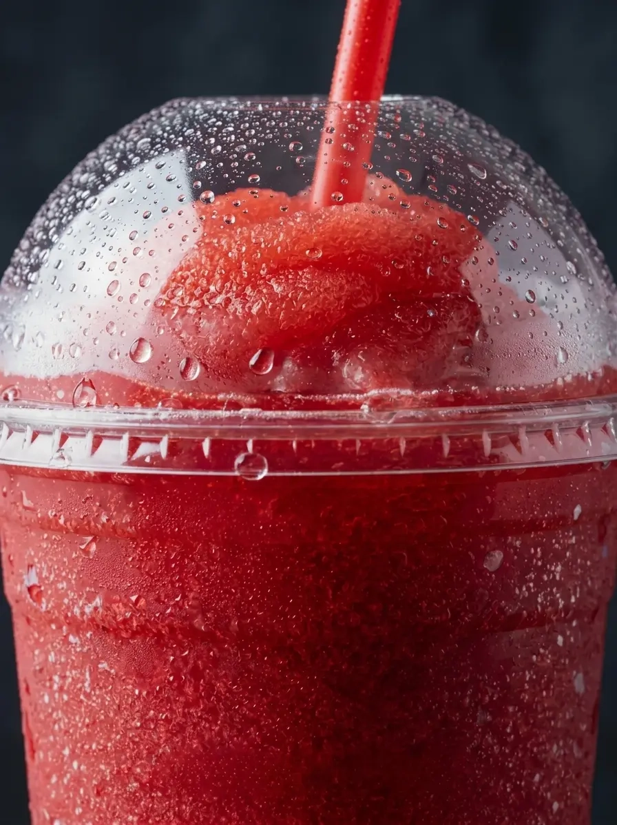 Colorful slushies and frozen drinks at SM Gas
