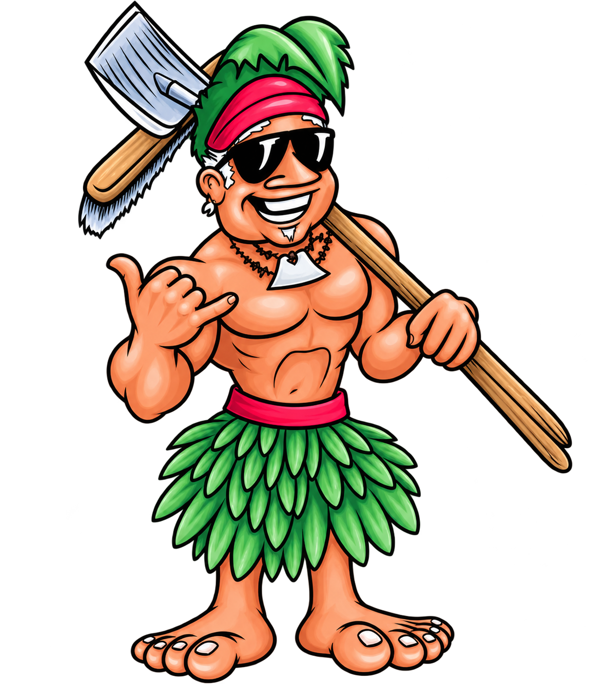 Aloha Hauling mascot