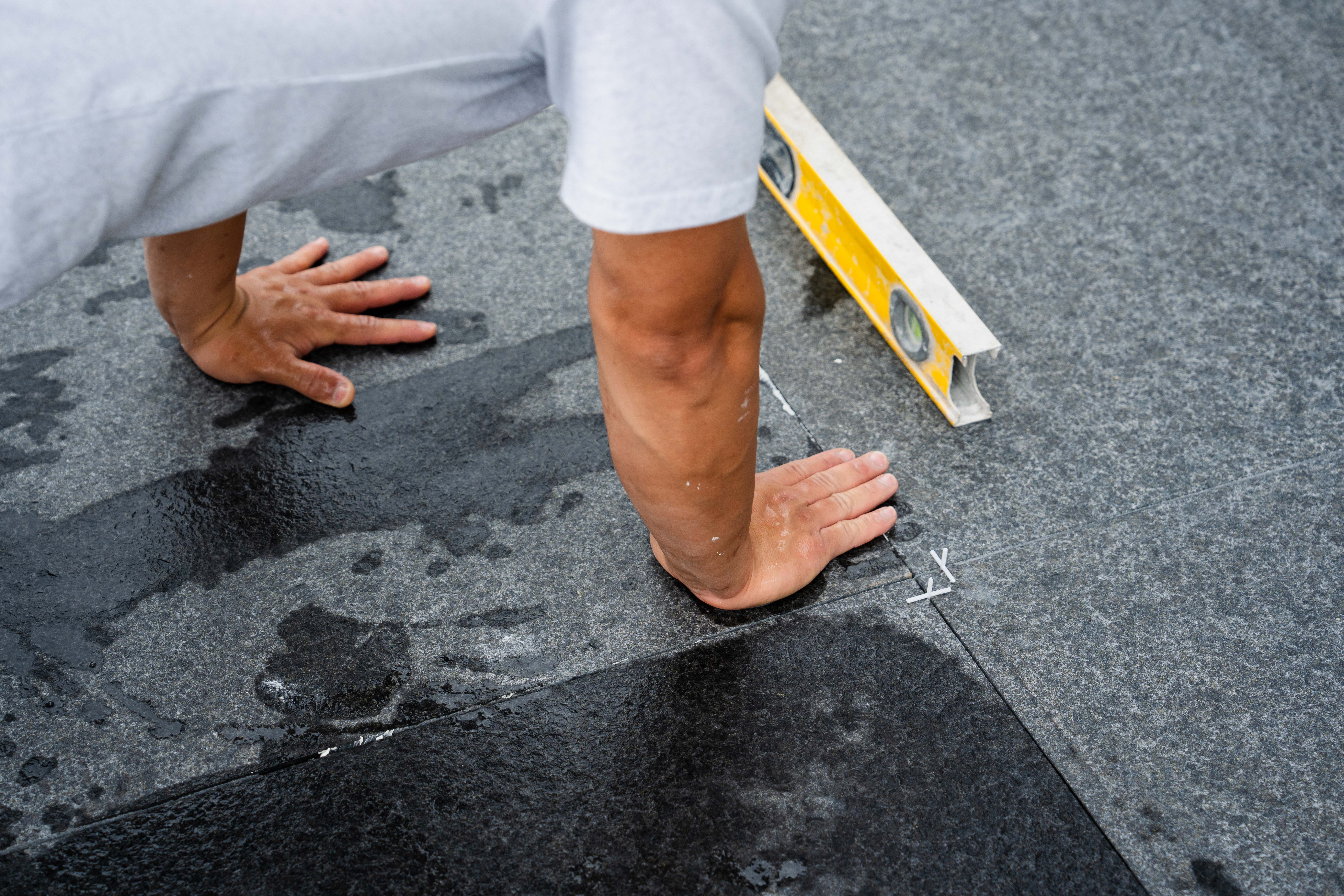 Maximum Tiling — tile installation in progress Auckland