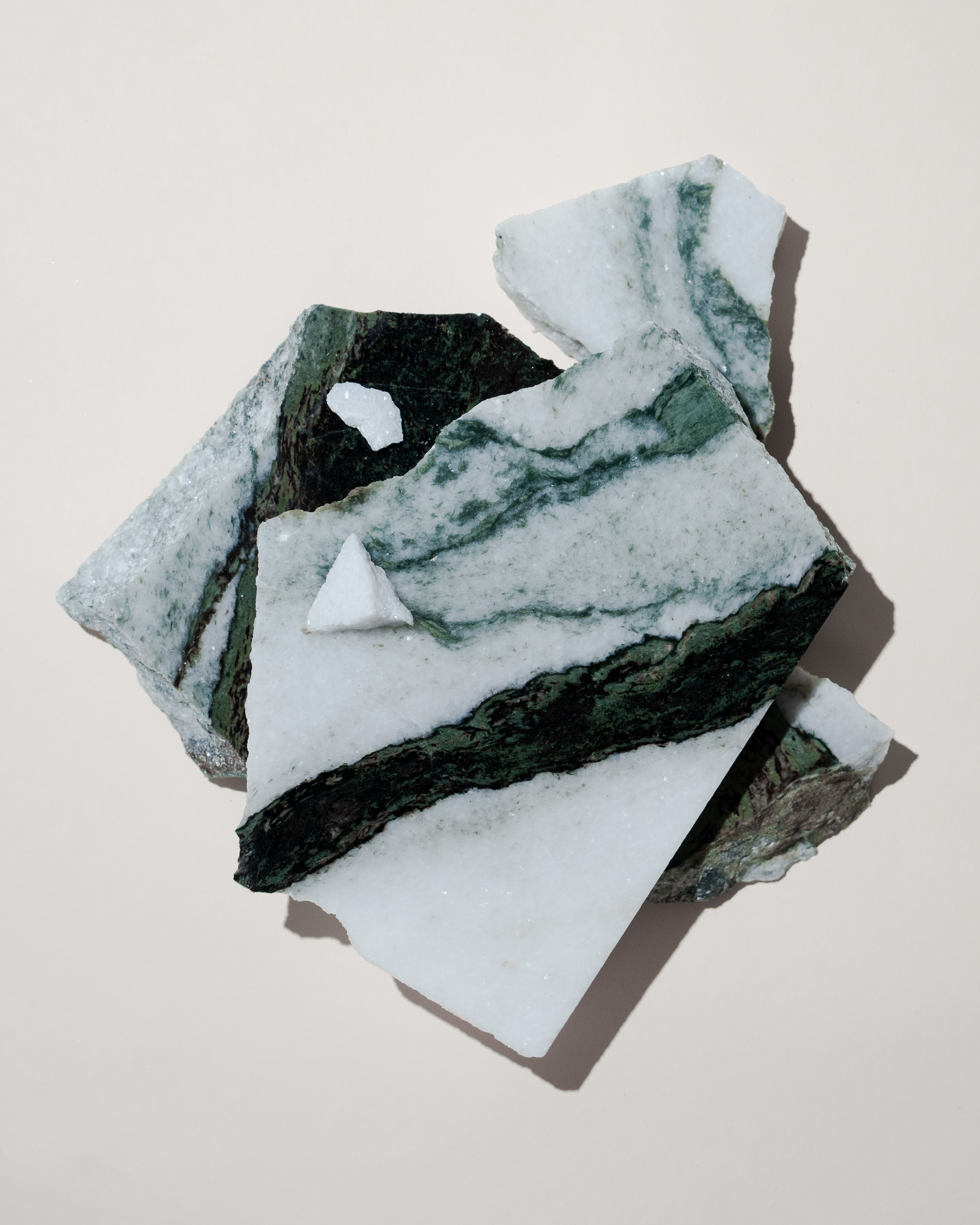 Porcelain and terrazzo