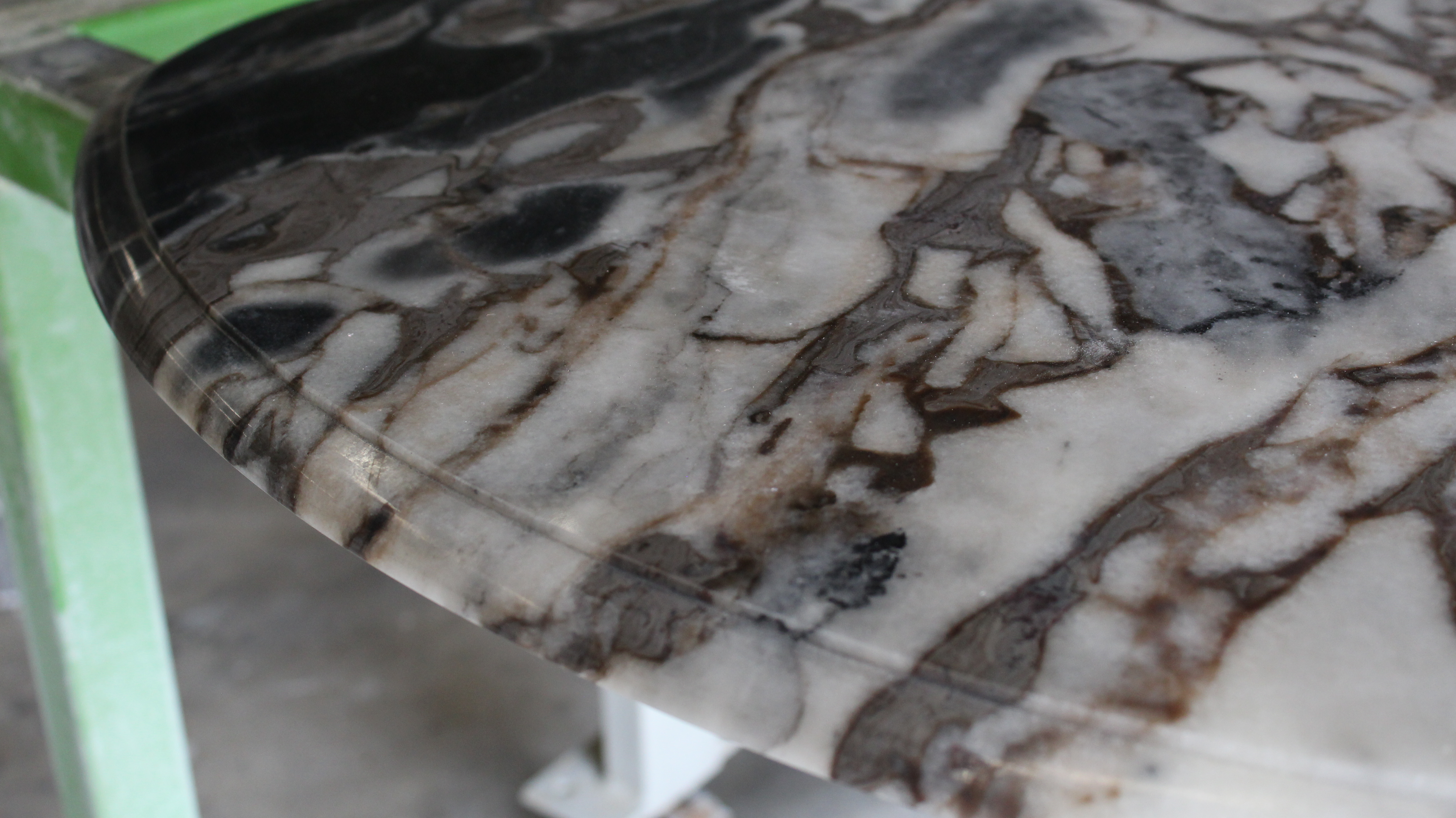 Stone installation detail