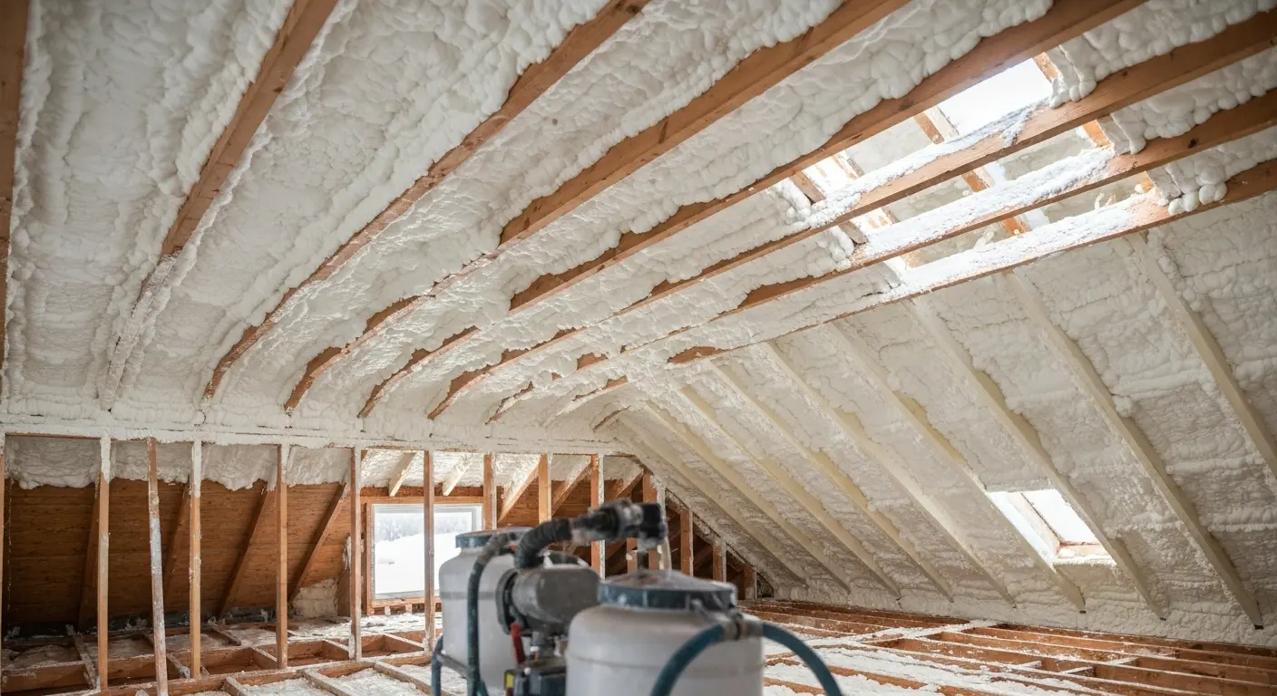 Spray foam insulation project