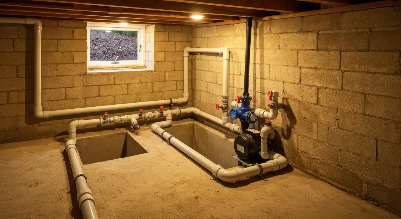 Sump pump installation
