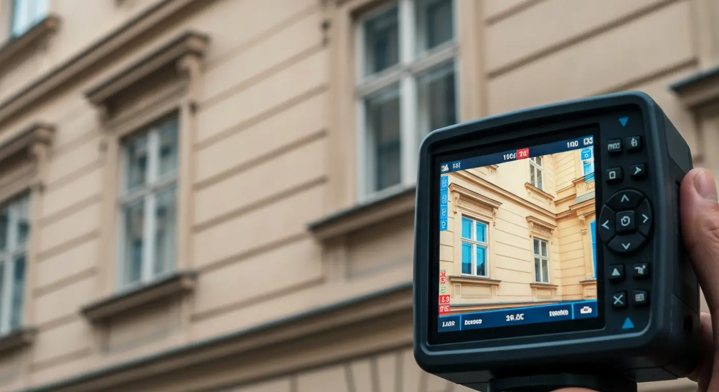 Thermal imaging of Vienna home