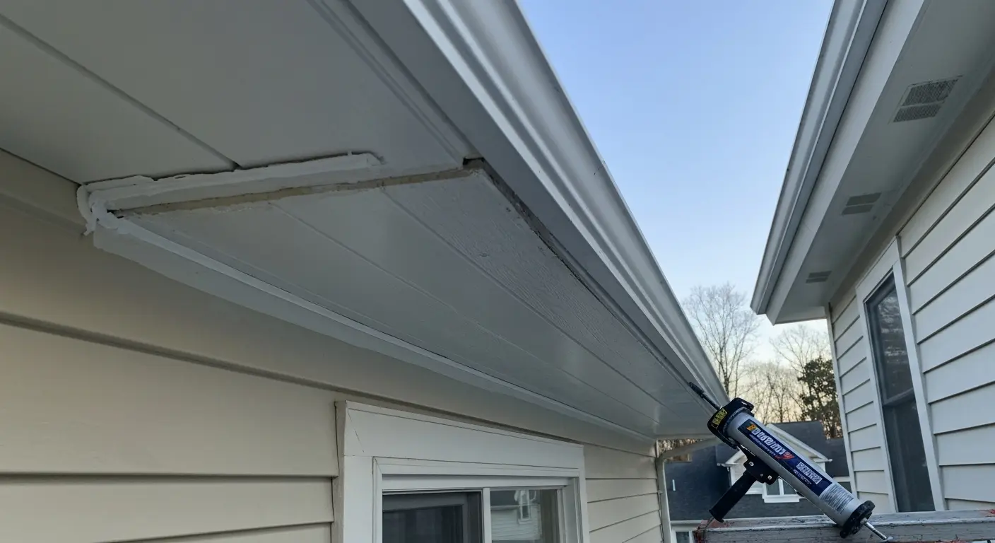 Soffit sealing in Herndon