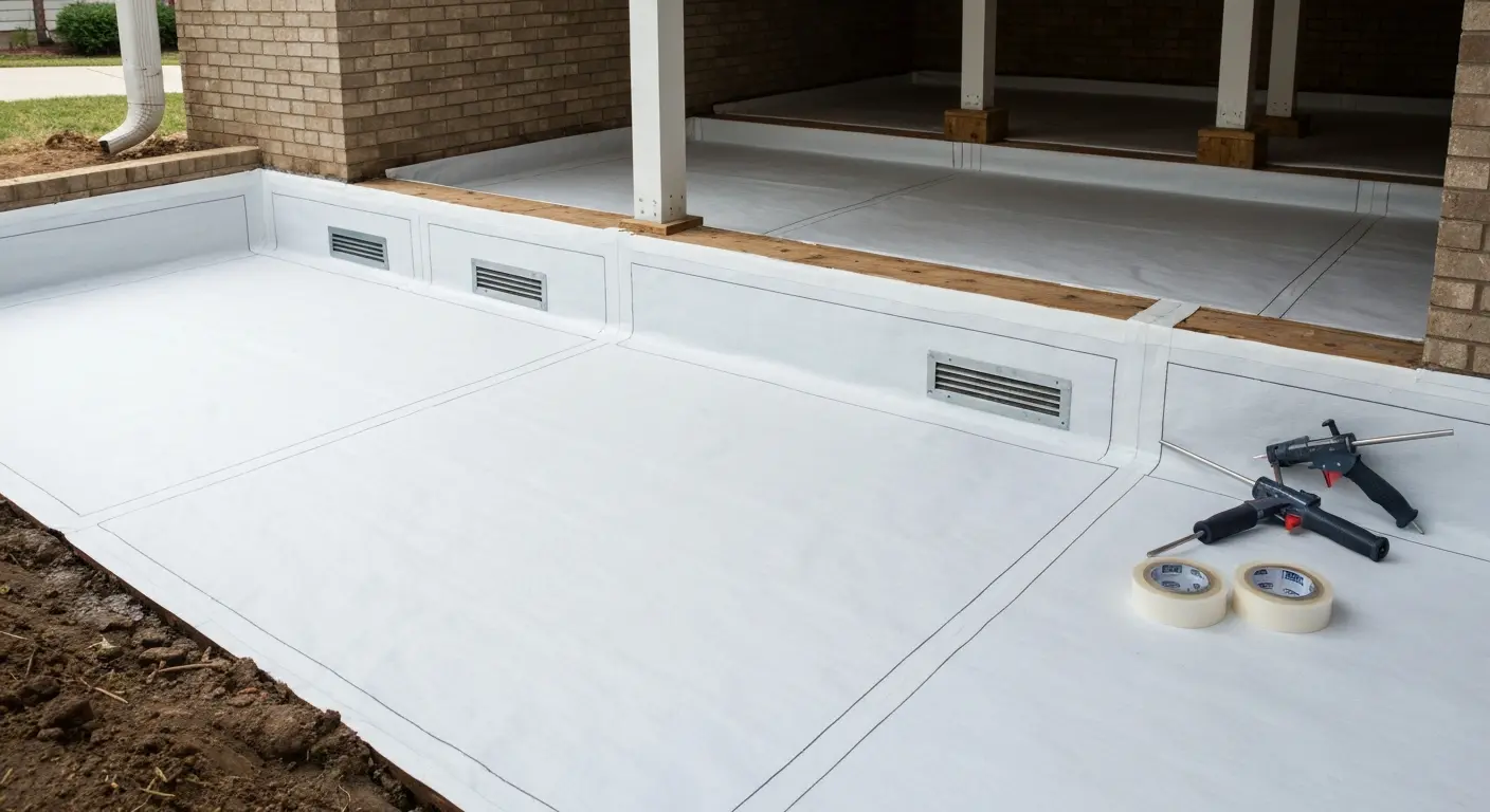 Full crawl space encapsulation project